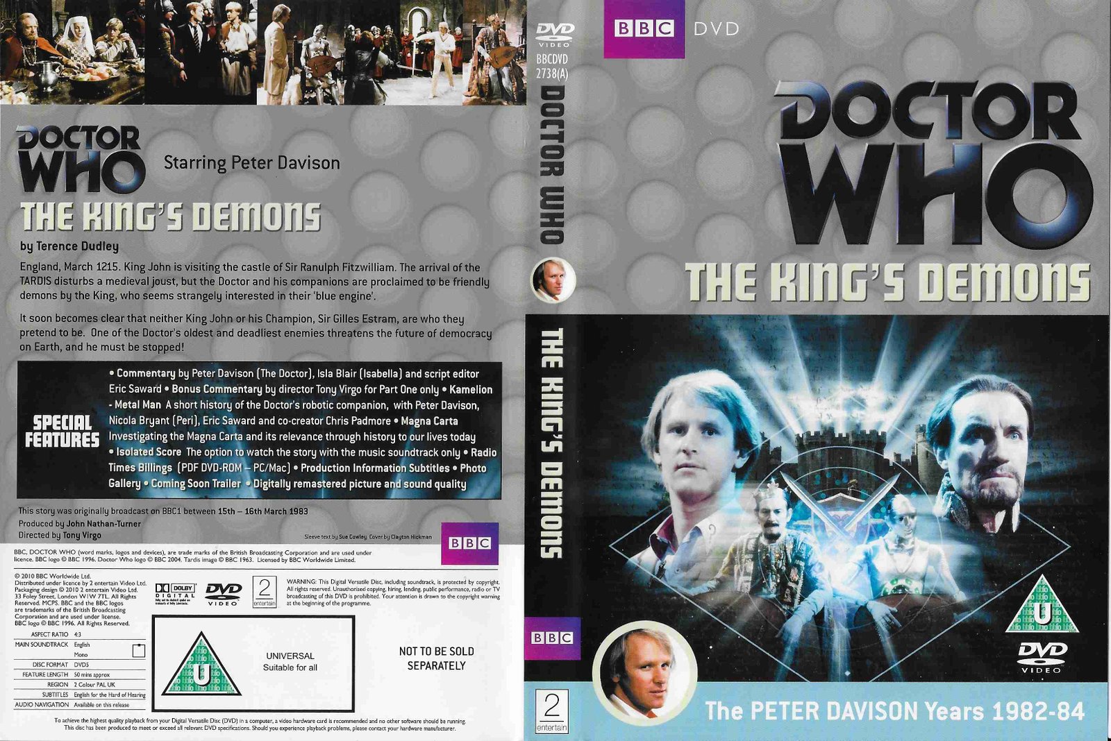 Back cover of BBCDVD 2738A